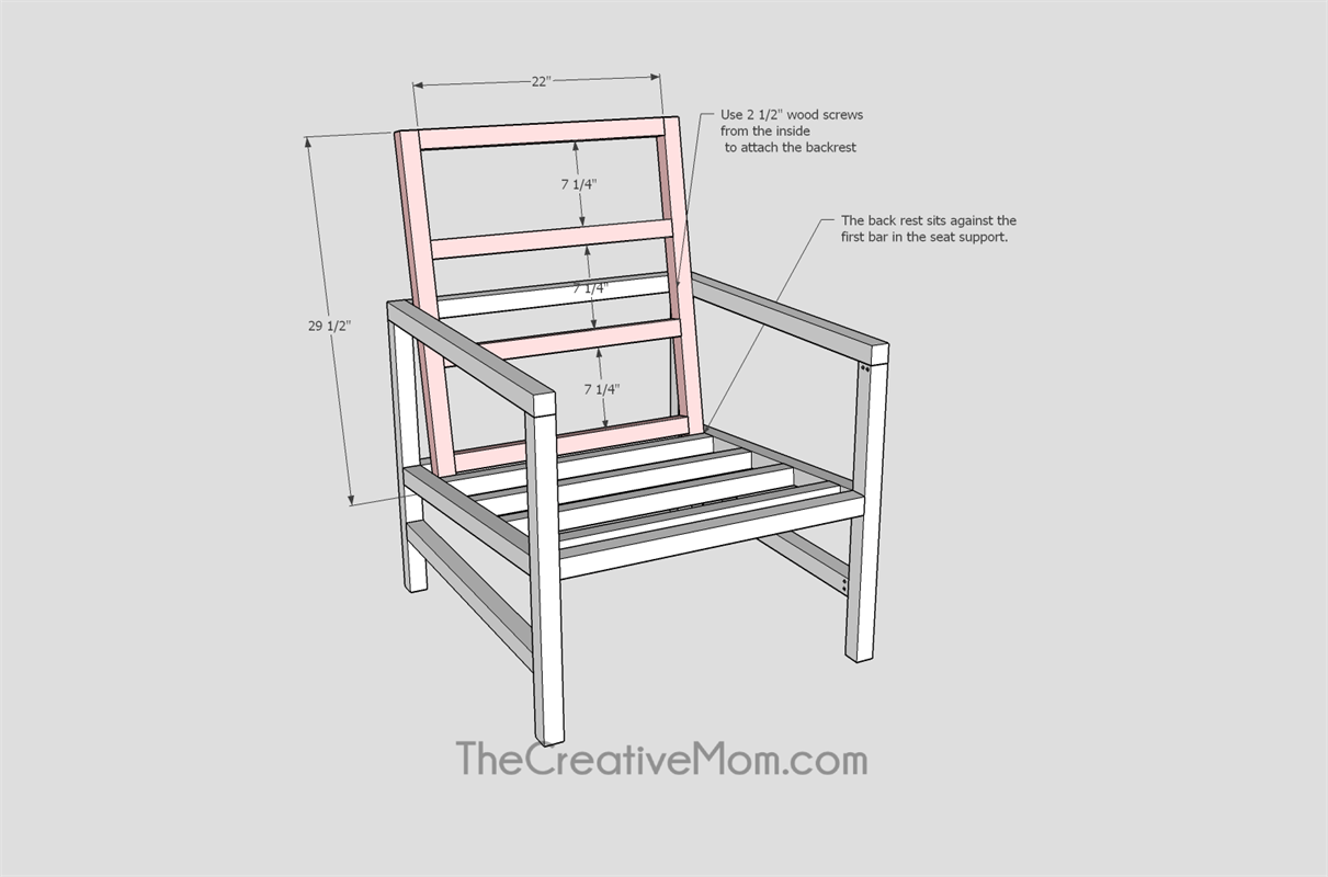 Modern Outdoor Chair — step photo 12