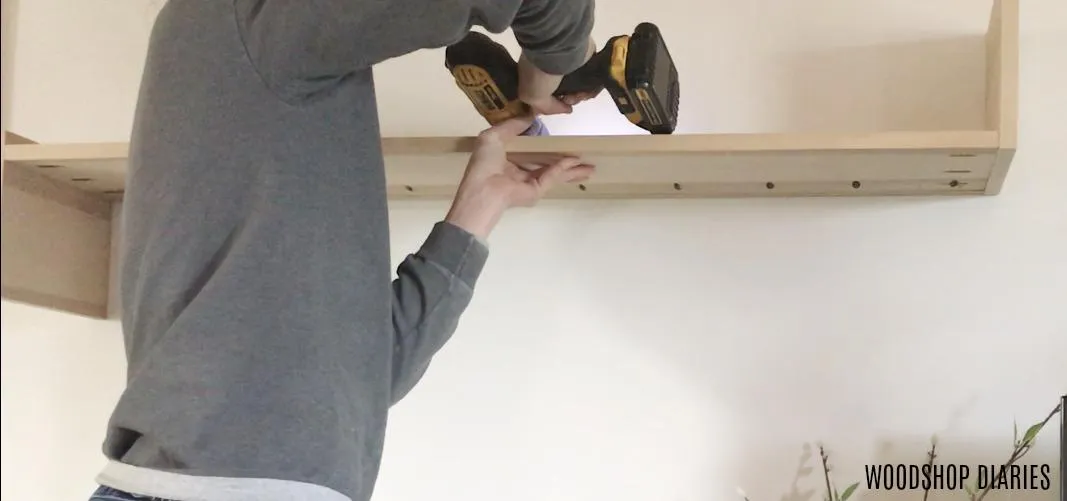 Modern Wall Shelf Stocking Holder — step photo 11