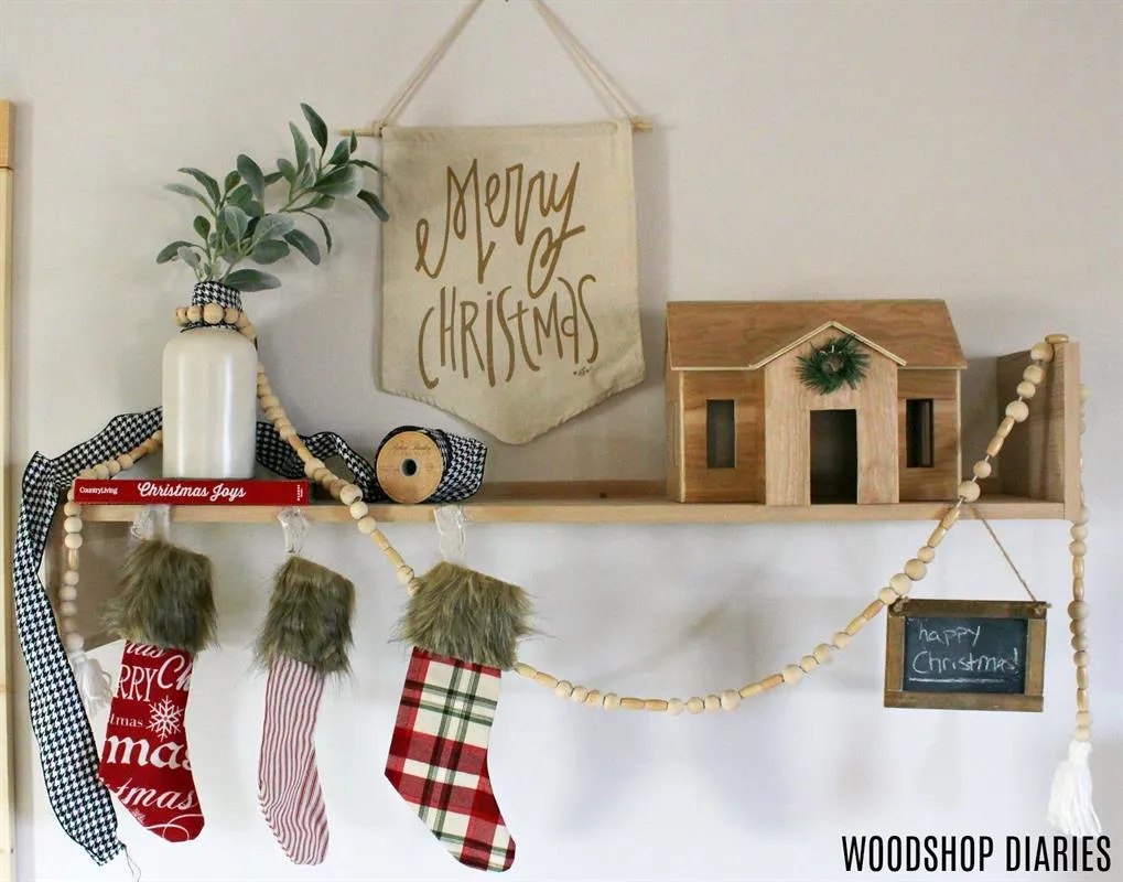 Modern Wall Shelf Stocking Holder — step photo 12