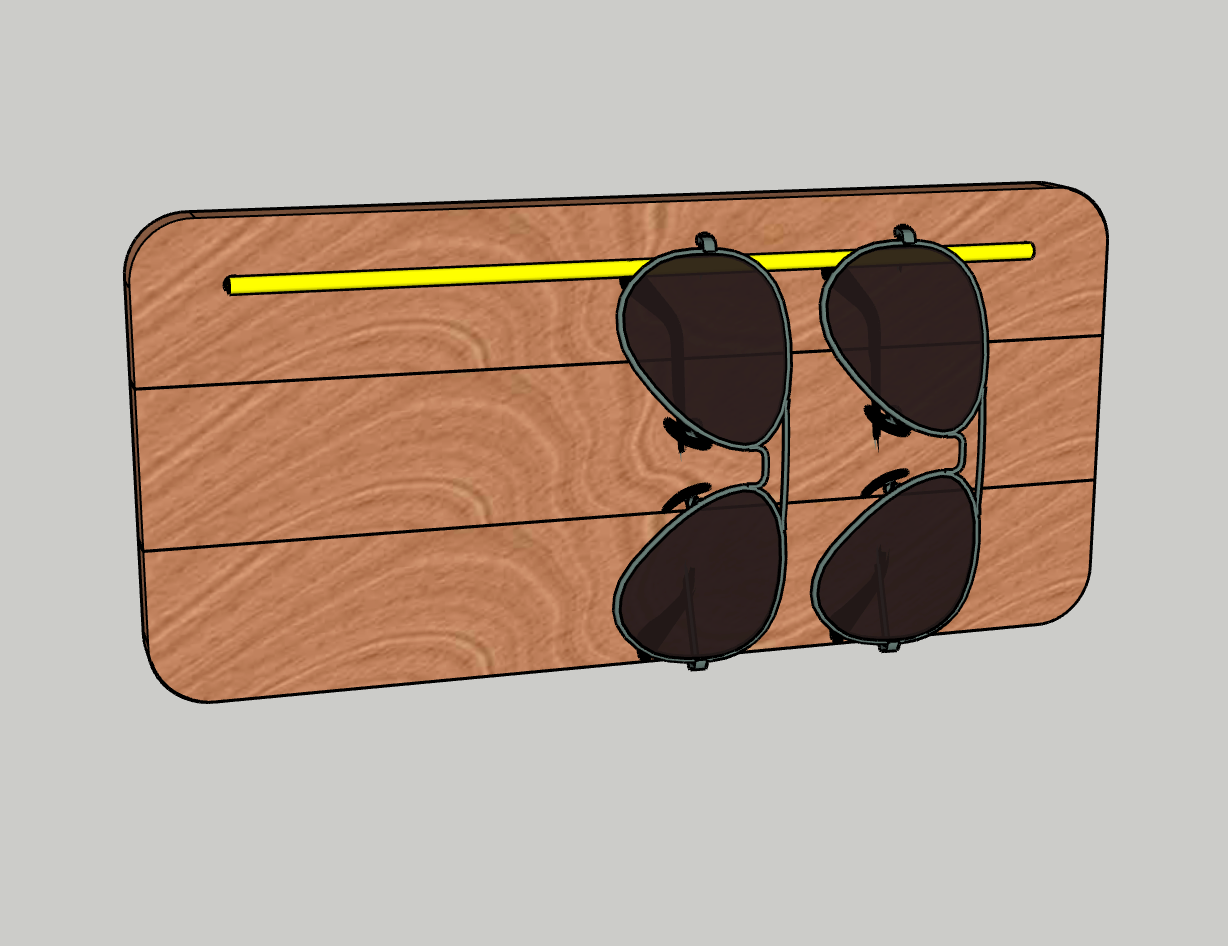 Modern Sunglasses Holder — step photo 10