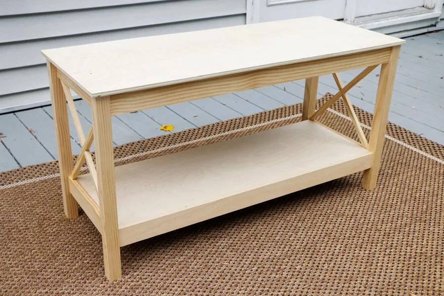 X-Leg TV Stand — step photo 12