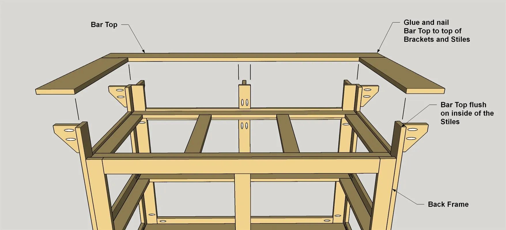 DIY Outdoor Bar – Outdoor Bar Project Plan — step photo 22