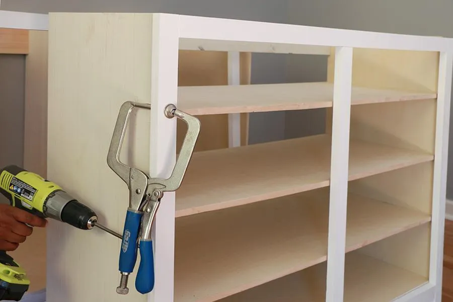 Custom Built-in Console Cabinets — step photo 10