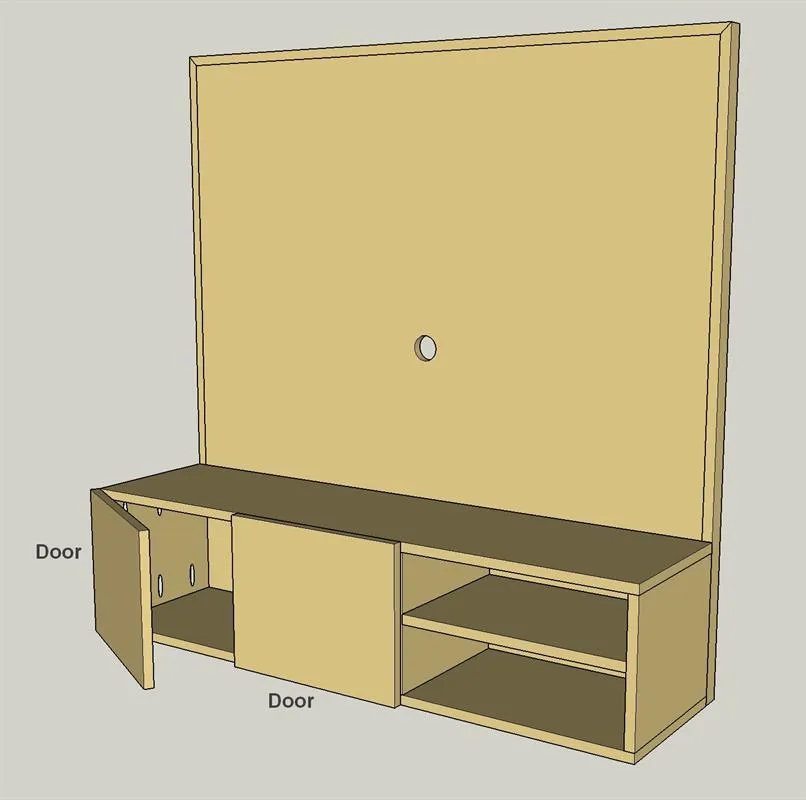 Wall-Mounted Media Cabinet — step photo 11