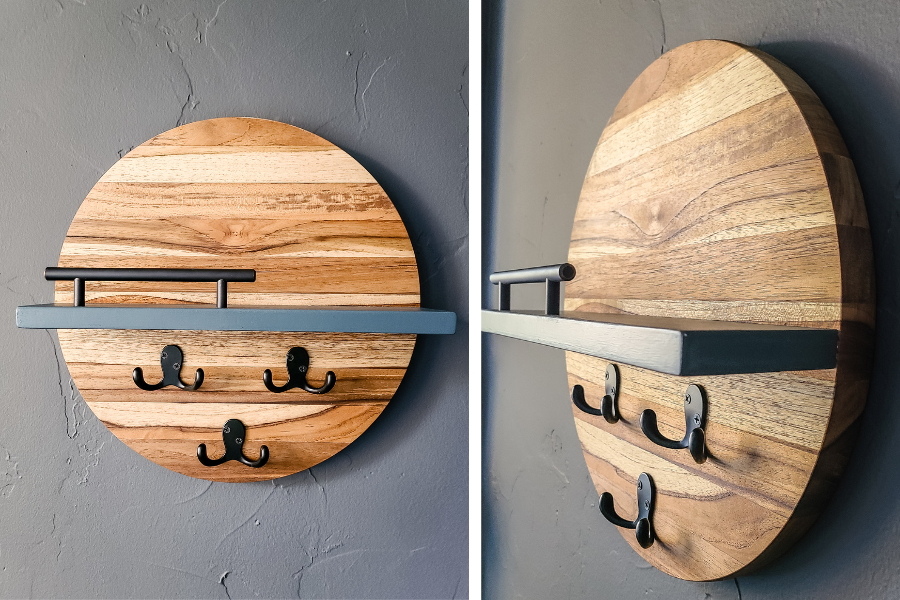 Wall-Mounted Mail and Key Rack — step photo 12