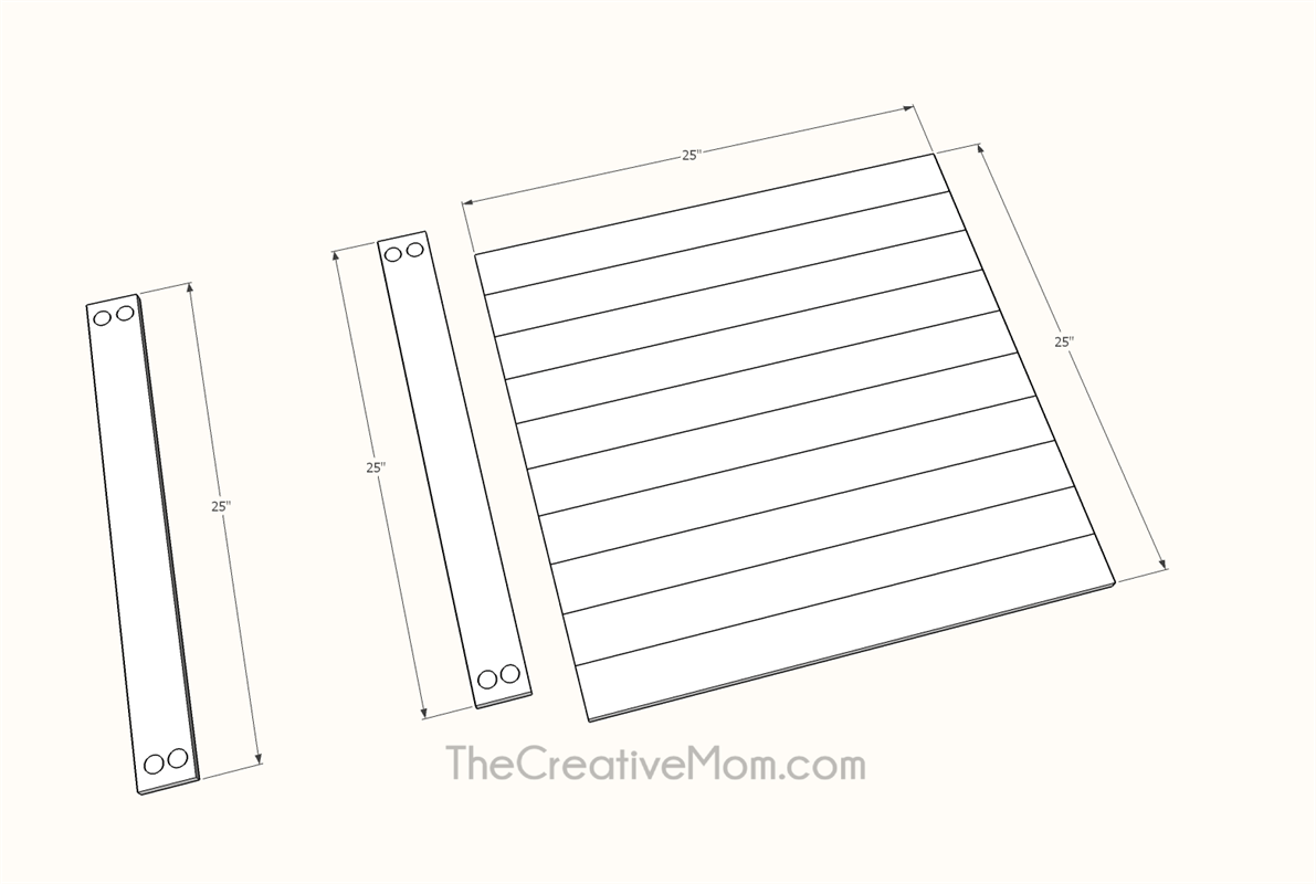 Shiplap Wreath Display Frame — step photo 5