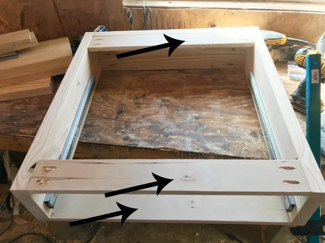 Washer & Dryer Pedestals with Drawer — step photo 7